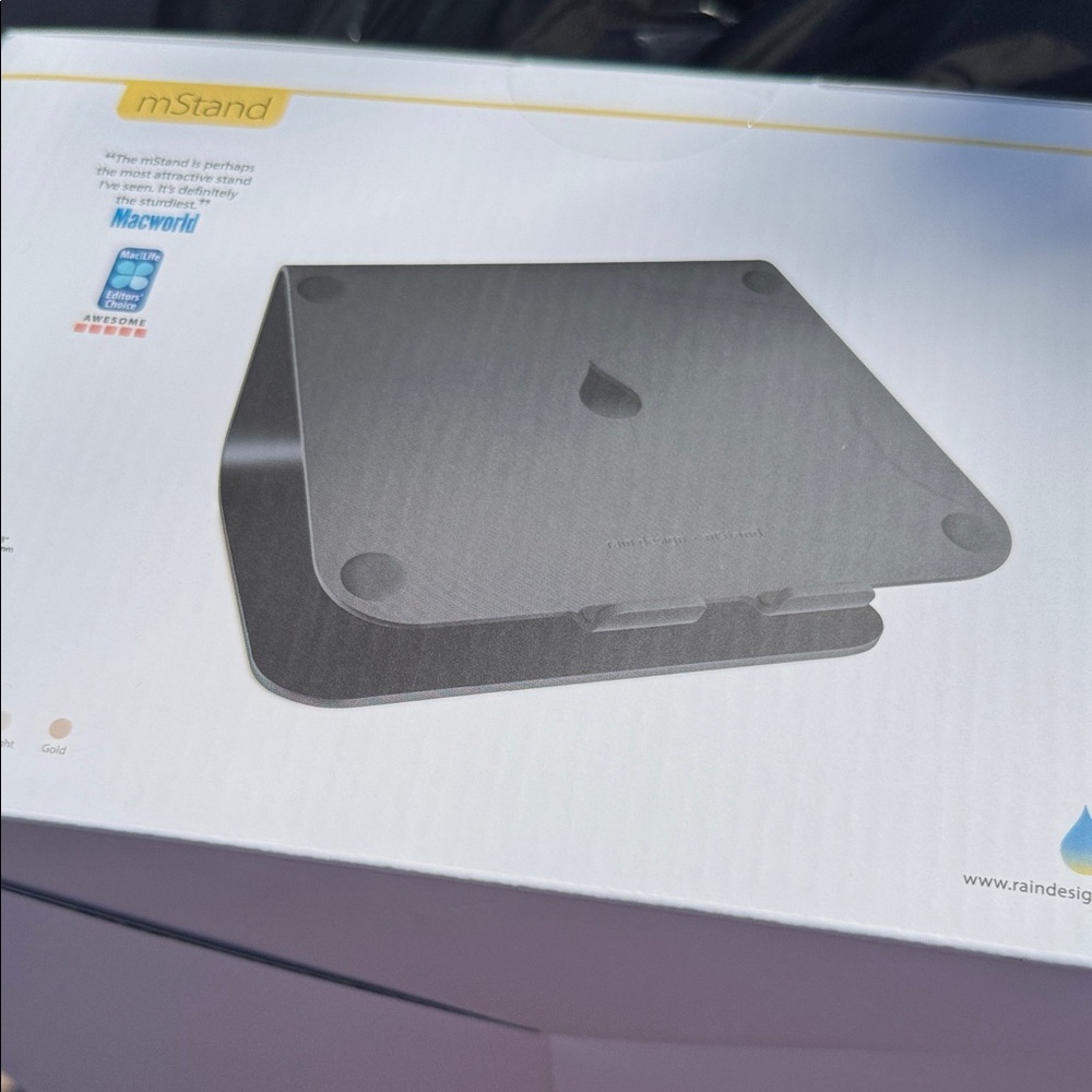 mStand Silver Laptop Stand